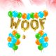 thumbnail image 3 of Juego de 35 globos con letras WOOF para fiestas de cumpleaños de perros, 3 of 6