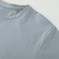 thumbnail image 4 of Running T-Shirts for Men with Zipper Pocket Short Sleeve Tshirts Shirts Casual Solid Color Basic Pullover Slim-Fit Crewneck Tees Tops, 4 of 8