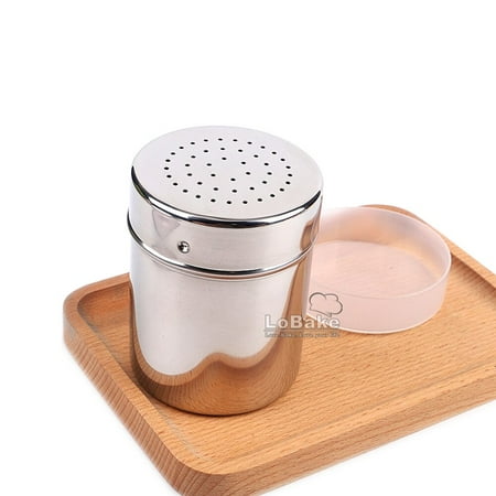 

1mm in diameter. Hole Stainless Steel Chocolate Shaker Flour Salt Sieve Sugar BBQ Seasoning Powder Shaker Bottle Baking Pastry Tools