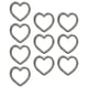 thumbnail image 4 of 10x Hebillas de Anillo de Metal para Manualidades Hebillas de Cinturones Hebillas de Anillos de Enlace Multiusos para Corazón 355x33x34mm, 4 of 9