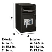 SentrySafe DH109E Depository Money Safe with Digital Keypad Lock, 1.3 Cu. ft.