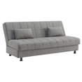 thumbnail image 2 of Ottomanson 75" Convertible Sofa Couch for Living Room, Chenille Modern Sofa Bed with Storage, Gray, 2 of 5
