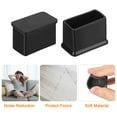 thumbnail image 4 of Uxcell 26Pack Square Chair Leg Caps, 30mm x 15mm OD Black Furniture Feet Pads Table Foot Cover Caps, 4 of 6