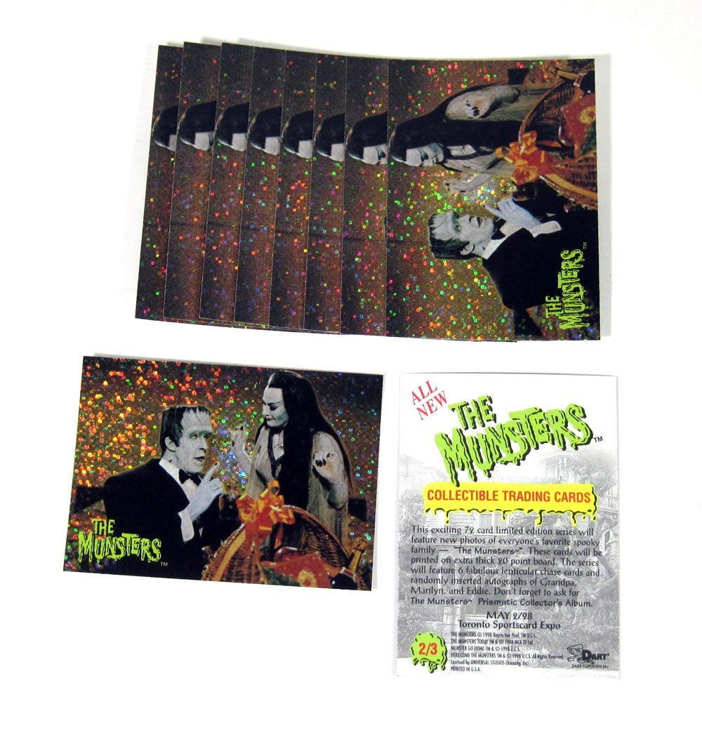 LOT of 2 Munsters Series 2 Trading Card Binder Album by Dart Flipcards 