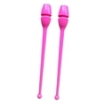 thumbnail image 3 of 2 Piezas Clubes de Gimnasia Rítmica Bastones Insertables para Danza Palos de Práctica Accesorios para Coreografías Material Pp de Alta Resistencia Fác Rosa, 3 of 8