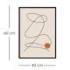 thumbnail image 2 of Ilios Innova | Cuadro Decorativo Minimalista 5 Líneas y Circulo, Lienzo Multicolor con Marco Negro, para Sala, Recámara u Oficina., 2 of 9