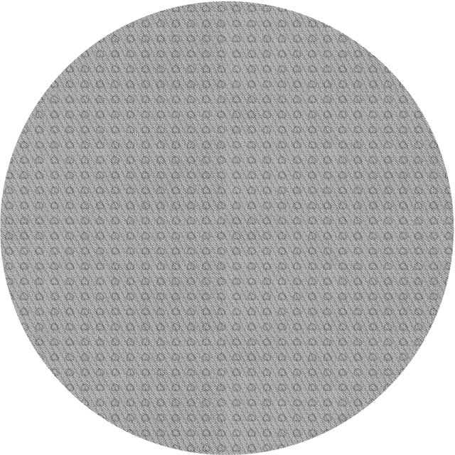 Ahgly Company Tapis d'Intérieur Lavable en Machine Carré Gris Transitionnel, 3 Pieds Carré