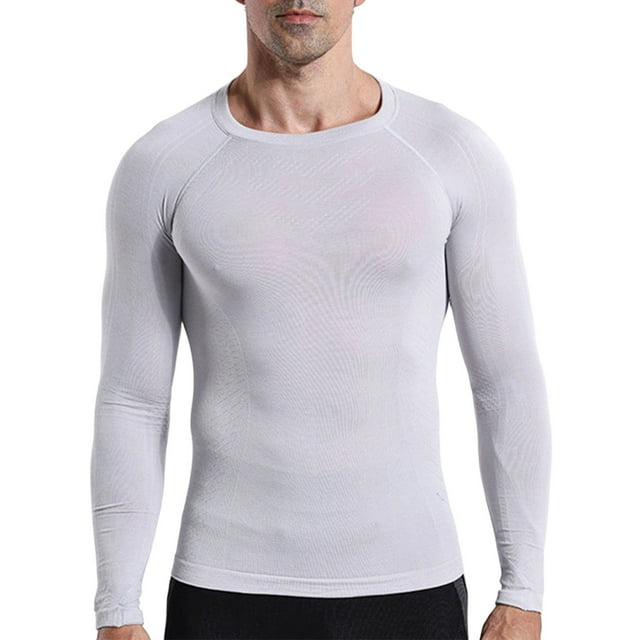 Birdeem Manches pour Hommes, Haut à Manches Longues pour Hommes, Col Rond, Coupe Confortable, Manches Longues pour Hommes