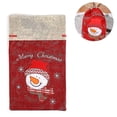 thumbnail image 1 of Bolsa de regalo de Navidad, bolsa de yute, 1 of 5