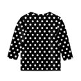 thumbnail image 3 of Grblisyd Girls Casual 3/4 Sleeve T Shirts Kids Cute Floral Print Crewneck Tops Fashion Tees Blouse, 3 of 4