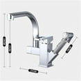 thumbnail image 6 of Kitchen Sink Pull-Out Telescopic Faucet Multi-Purpose Pressurized Spray Gun Single Hole Cold and Hot Water Mixing Faucet, 6 of 7