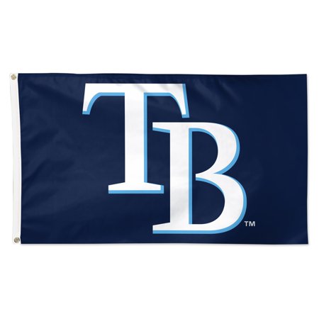WinCraft Tampa Bay Rays 3 x 5 Primary Logo Single-Sided Flag WinCraft Tampa Bay Rays 3 x 5 Primary Logo Single-Sided Flag