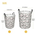 thumbnail image 3 of Fotbe Cute Baseball Cesto de Ropa con Asas, Cesto Impermeable de Gran Capacidad, Bolsa de Lavado para Dormitorio, Cesto de Ropa con Ruedas y Asas-Small, 3 of 6