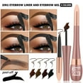 thumbnail image 4 of Eyebrow Pencil, Peel-Off Eyebrow Cream, 2-in-1 Long-Lasting Waterproof Eyebrow Makeup, Sweat-Resistant, Smudge-Proof, Natural Definition, Easy Application, Gentle Removal, 4 of 5