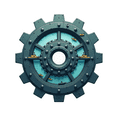 thumbnail image 6 of Mechanical Gear Stickers, Waterproof Gear Sticker for Water Bottle Laptop Phone Cases Planner Skateboard Luggage Helmet Party Favor Decor, Ideal for Adults Teens Teacher Rewards, 6 of 9