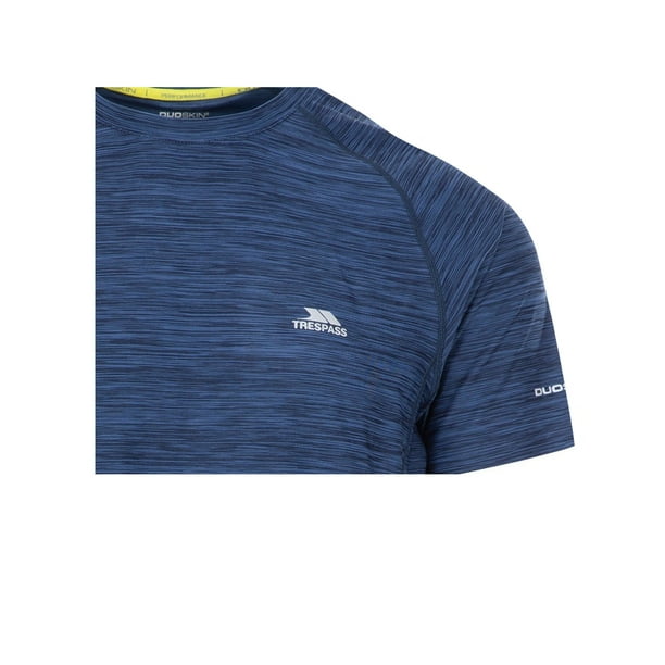 Trespass - Camiseta deportiva modelo Gaffney para hombre (Hiedra Jaspeada)