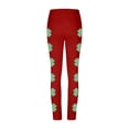 thumbnail image 6 of Hueook St. Patrick's Leggings with Pockets Yoga Pants Women's St. Patrick's Day Printed High Waist Yoga Long Yoga Pant Running Yoga Loose Leisurely Pants Red S, 6 of 6