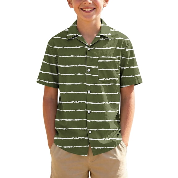 Kids Girl Boy Loose Fit Tshirts Collared Turtle Neck Spandex Tee Tops for Kid Short Sleeve Summer Fall Tee Shirt 2026 Clothes