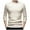 Beige, variant on cfhntfmh Mens Crewneck Sweaters Winter Warm Fleece Long Sleeve Mock Neck Base Layer Pullovers Slim Thermal Knit Sweaters