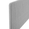 thumbnail image 3 of Modway Milenna Channel Tufted Upholstered Fabric Full/Queen Headboard in Light Gray, 3 of 10