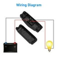 thumbnail image 3 of APPLAYERR Power Cord Switch for Outdoor Equipment Lights 14AWG 16AWG Cord 12V-220V PA66 Waterproof Dust-Resistant 2 Pack, 3 of 7