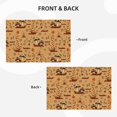 thumbnail image 3 of Placemats Set Of 4 / 6, Brown Mushrooms Placemats For Dining Table Indoor/Outdoors Heat Resistant Washable Placemats 18" X 12", 3 of 8