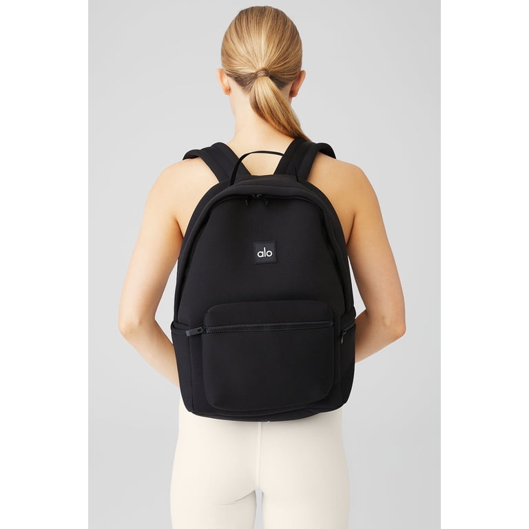 Alo Yoga Stow Backpack in Black Neoprene with Detachable Pouch, Laptop  Sleeve - Water-Resistant Sport Gym Backpack for Adults - Walmart.com