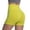 *Yellow, variant on ClodeEU Women's Seamless High Waisted 5" Yoga Shorts,Scrunch Butt Lifting Tights with Tummy Control Black,Womens Plus M