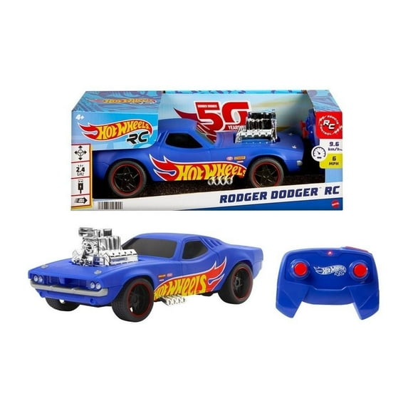 Vehículo a Control Remoto Hot Wheels Rodger Dodger Escala 1:16