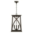 thumbnail image 3 of Capital Lighting 946542 Marshall 4 Light 12" Wide Outdoor Pendant - Bronze, 3 of 6