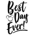 thumbnail image 2 of Girl's Mickey & Friends Best Day Ever  Graphic Tee White X Large, 2 of 4