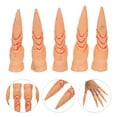 thumbnail image 4 of MasteelfCA 5Pcs Delicate Halloween Fake Finger Covers Party Cosplay Long Fake Nail Covers, 4 of 7
