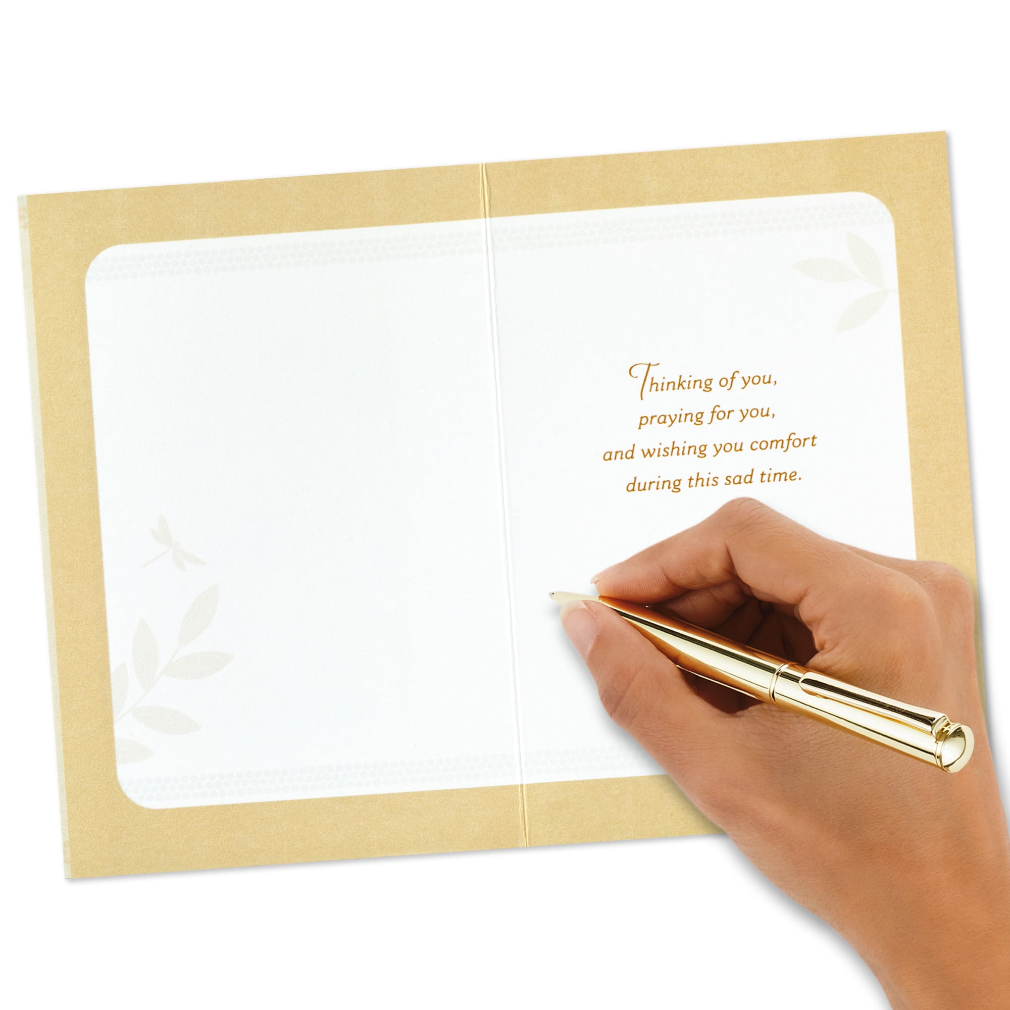 Hallmark Sympathy Card (Praying for You)