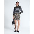 thumbnail image 2 of Free Assembly Women's Cropped Mock Neck Cotton Sweater, Midweight, Sizes XS-XXL, 2 of 4