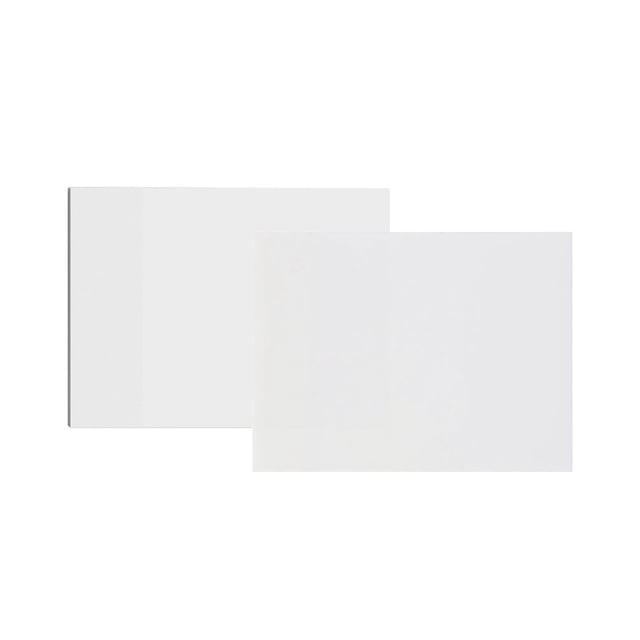Paquete de 50 hojas de notas adhesivas transparentes para escribir. L