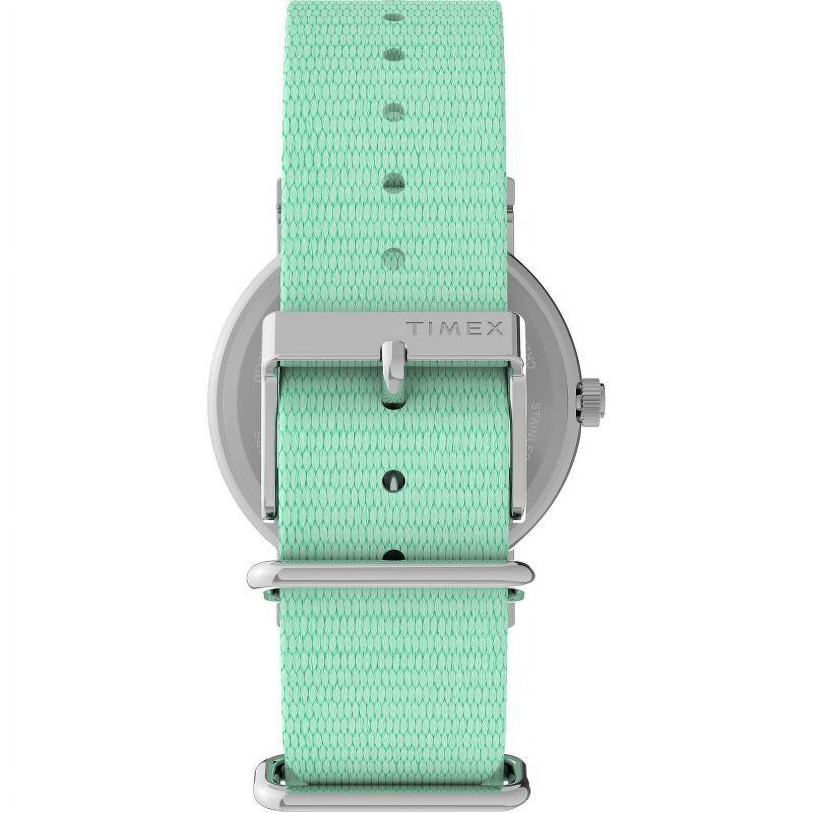 Timex Men's Weekender x Peanuts Green Dial Watch - TW2W24500