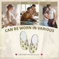 thumbnail image 7 of Lsque Avocado Playing Music Pattern Womens Comfort Cotton on Scuff With Memory Foam and Anti-skid Sole Slipper-39/40, 7 of 7