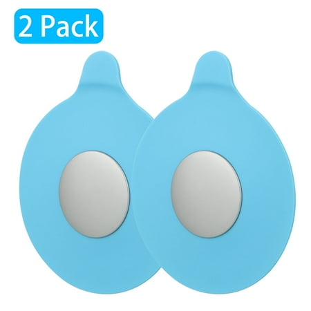 2-pack Silicone Tub Drain Stopper Drain Plug Cover, Universal Bathtub Drain Tub Stopper Silicone Recyclable Rubber Bath Tub Drain Plug Cover for Bathroom, Laundry,