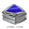 thumbnail image 4 of 300*300cm Heavy Duty Tarp Cover, Thickened Sun Protection and Insulation Sunshade Cloth, Outdoor Rain Cloth Waterproof Cloth Tarpaulin Roof Cloth Oilcloth Canvaswith Grommets and Reinforced Edges, 4 of 7