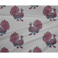 thumbnail image 4 of oneOone Polyester Lycra Fabric Peacock Block Decor Fabric Printed BTY 56 Inch Wide, 4 of 4
