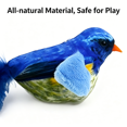 thumbnail image 6 of BESTSKY 2026 New 2Pcs Flapping Bird Cat Toy,Natural Bird Calls Bird Toy for Cats,Fun Hunting Simulation Cat Bird Toy Flapping,Blue, 6 of 6