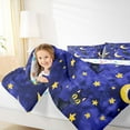 thumbnail image 4 of Castle Fairy Cute Black Cats Twin Comforter Sets for Children,Gothic Style Bedding Set, 4 of 8