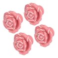 thumbnail image 2 of Poignée d'Armoire, Poignée de Porte en Forme de Rose Détachable Exquise pour Maison pour Salon Blanc, Rose, Violet, 2 of 8