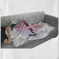 thumbnail image 6 of Saying Soft Flannel Fleece Blanket, Romantic Phrase About Love and Friendship Love Never Fails Bokeh Effect Background, Cozy Plush for Indoor and Outdoor Use, 50" x 70", Multicolor, by Ambesonne, 6 of 6