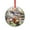 style-1, variant on Hello Autumn Maple Leaf Wreath Crystal Glass Ornament Xmas Tree Decor for Kids Mom Dad Friends Loves Fall Autumn Thanksgiving Harvest Christmas Ornament Round Glass