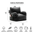thumbnail image 2 of Big Joe Dortoir Smartmax, Limousine Extensible Noire, 2 of 5