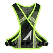 ULTRASPIRE Neon Black/Lime Reflective Vest (UA125BK)