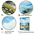 thumbnail image 3 of Designart "Minimalist Horizon: Clouds Caress" Minimalism Floater Framed Canvas Art Print, 3 of 5