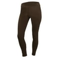 thumbnail image 2 of Leggings for Women | Comfy Cotton Leggings w/ Elastic Comfort Waist -Mato & Hash, 2 of 3