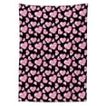 thumbnail image 3 of Ambesonne Diamonds Tablecloth Rectangular Table Cover, Romatic Heart Shapes, 60"x90", Pale Pink Black, 3 of 4